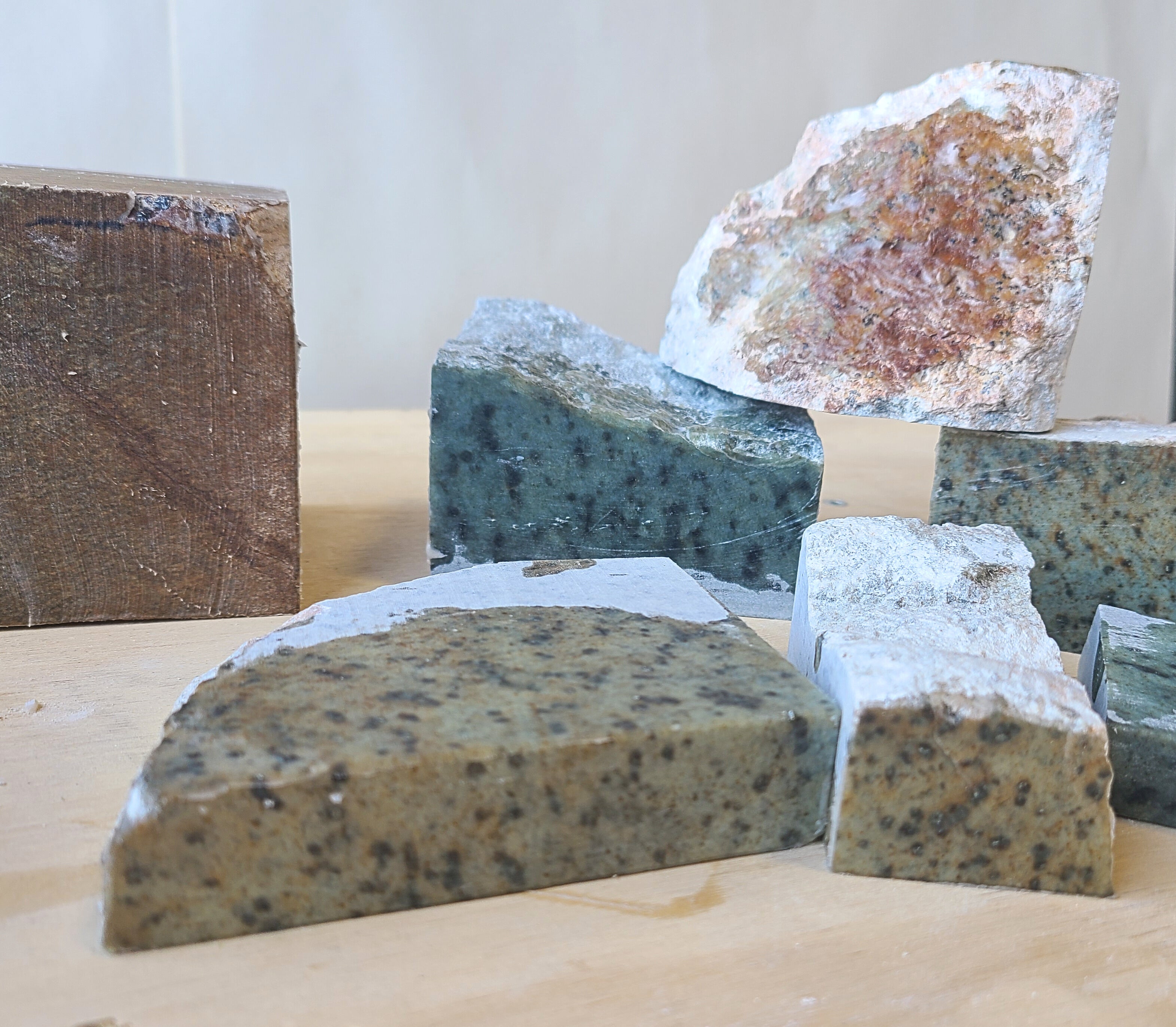 Soapstone Blocks 15 lbs Assorted