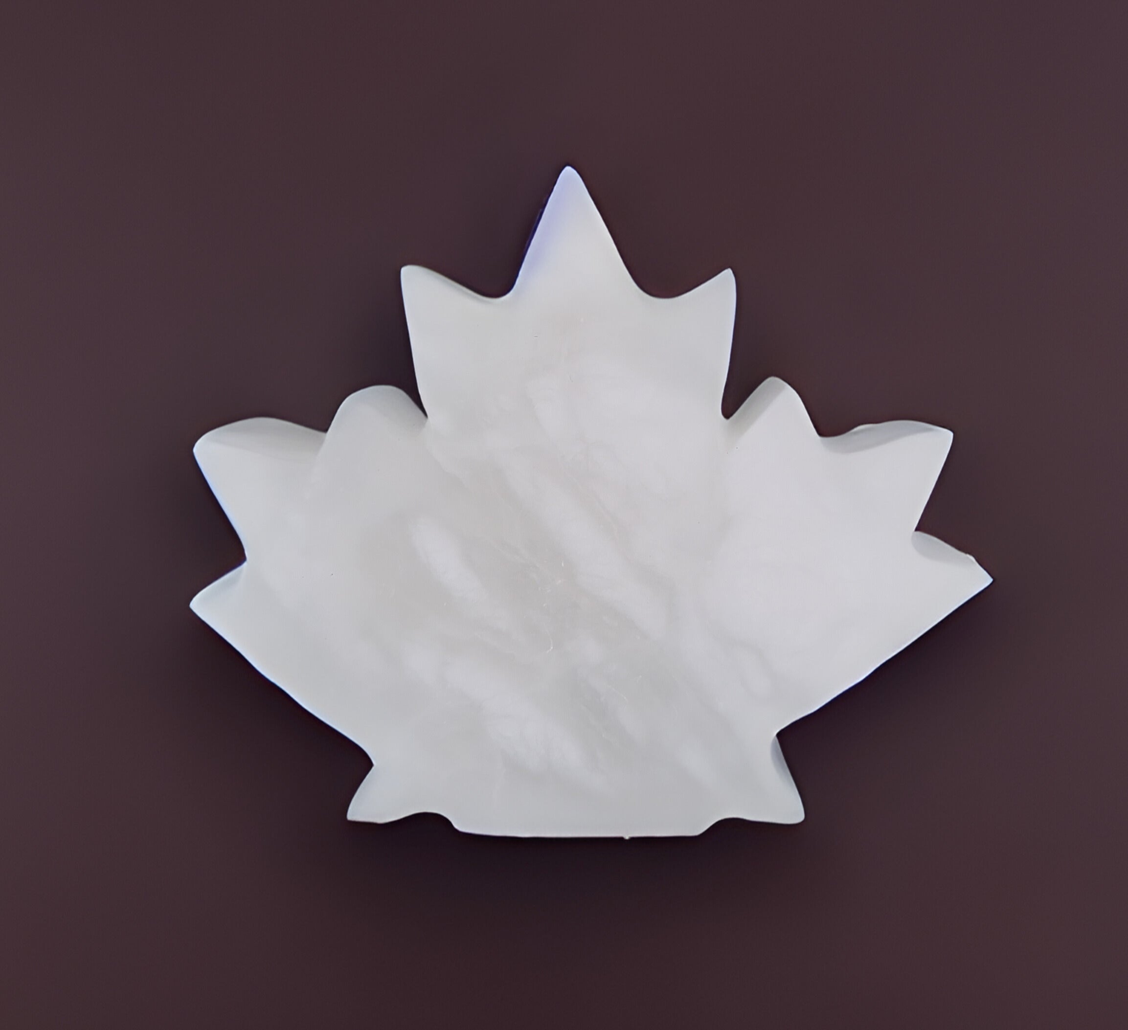 Maple Leaf Alabaster Carving Project