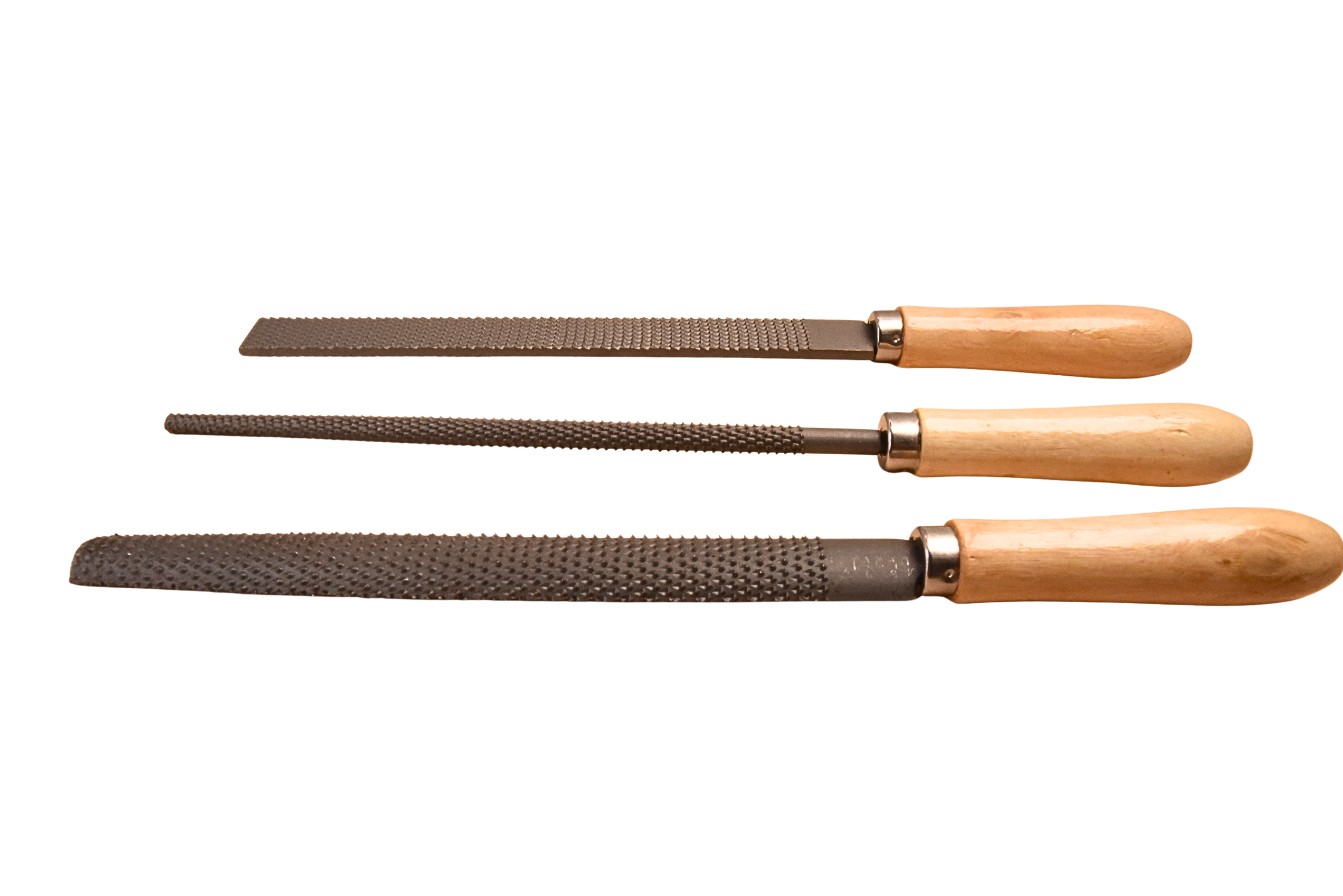 3 Piece 8" Rasp Set for Stone Carving