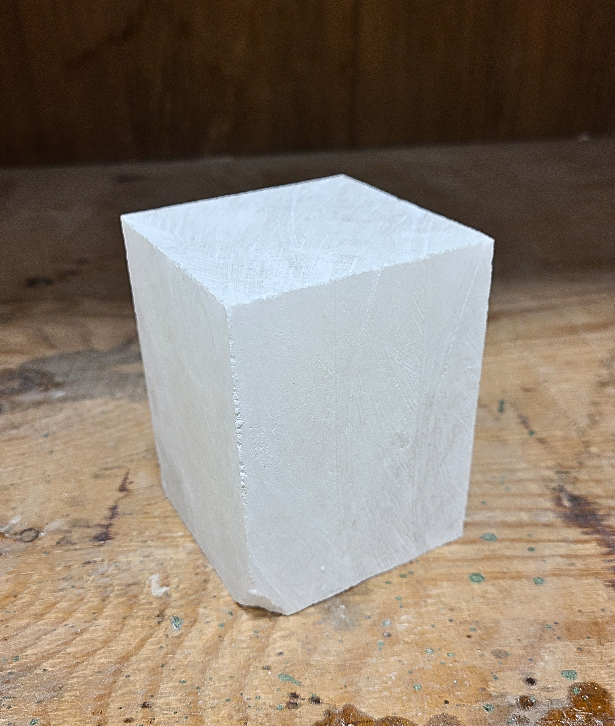Bloco Premium de Alabastro 4" x 3" x 3"