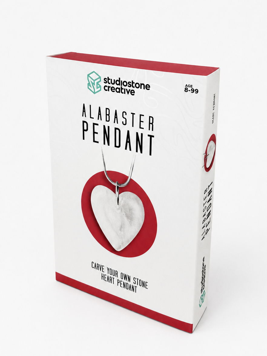 NEW Alabaster Heart Pendant Kit