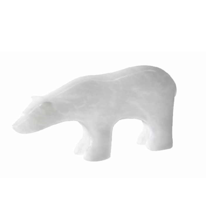 Bear and Polar Bear Double Alabaster & Soapstone Kit