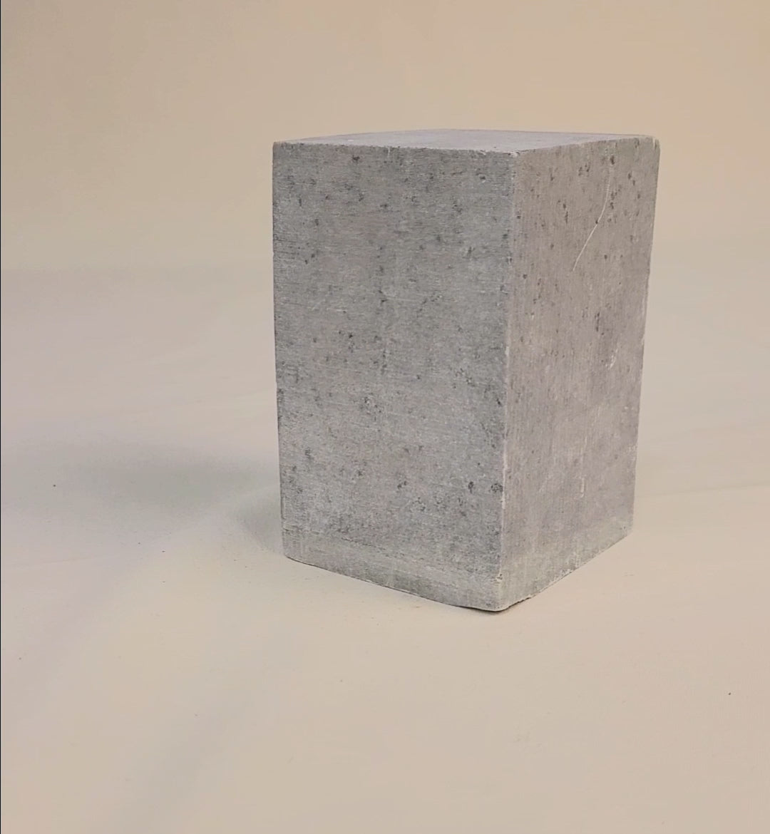 Premium Soapstone Block 3" x 3' x 5"