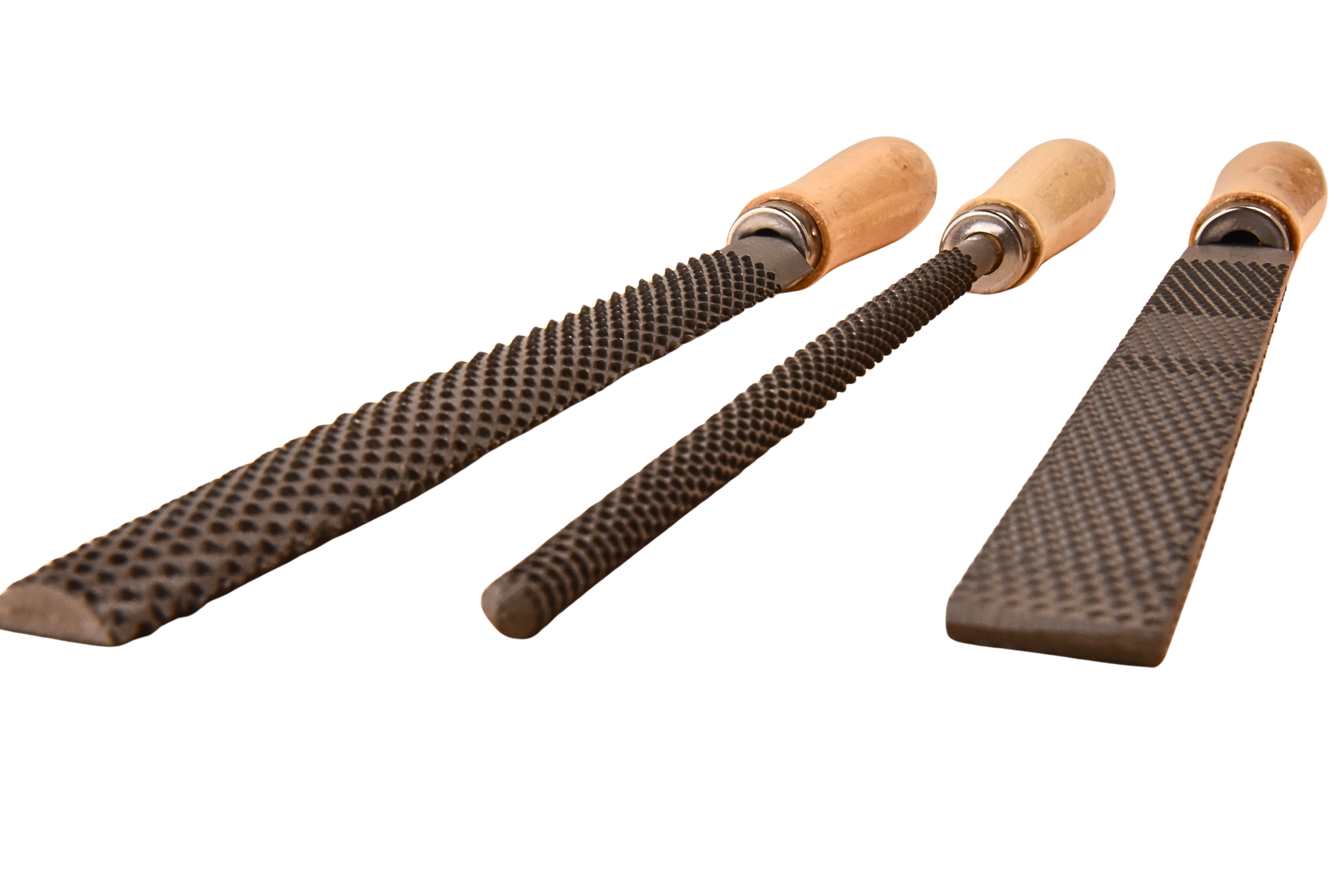 3 Piece 8" Rasp Set for Stone Carving