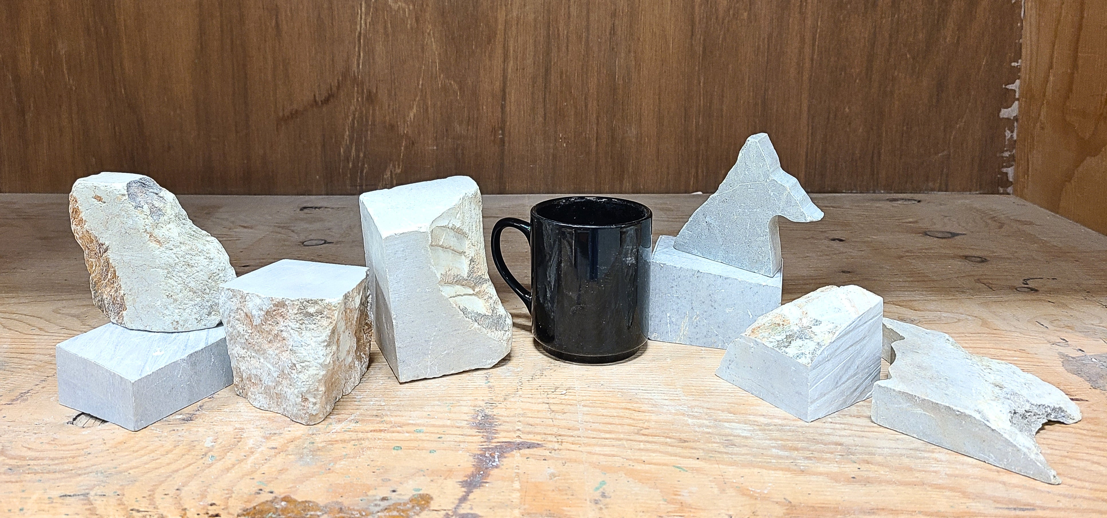 Soapstone Blocks 10 lbs Assorted