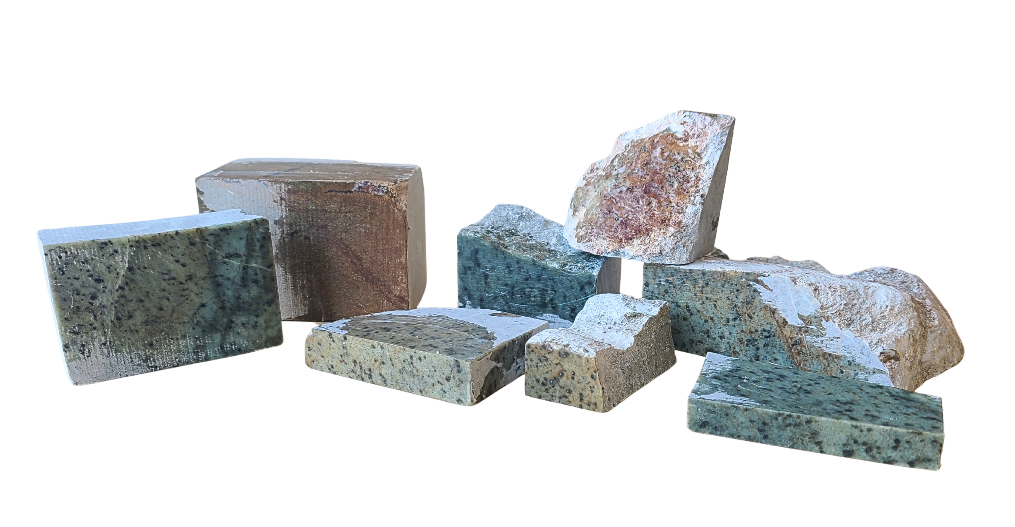Soapstone Blocks 15 lbs Assorted