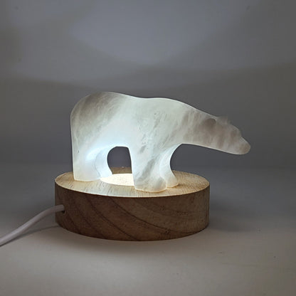 Polar Bear Alabaster Carving Kit
