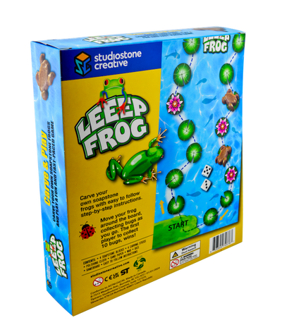 Jogo Leeep Frog – Esculpa as suas próprias peças em pedra-sabão