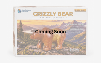 Studio Series Grizzly Bear Soapstone Carving Kit (Coming Soon)