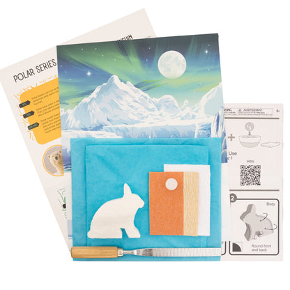 Arctic Hare Alabaster Carving Kit