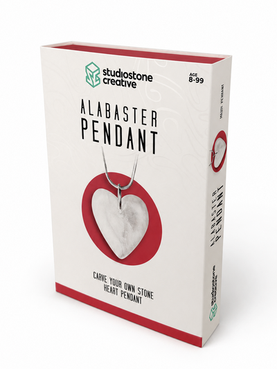 NEW Alabaster Heart Pendant Kit