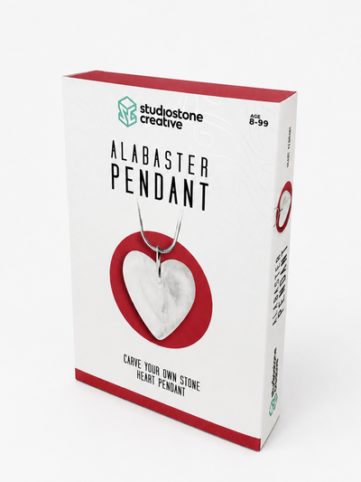 NEW Alabaster Heart Pendant Kit