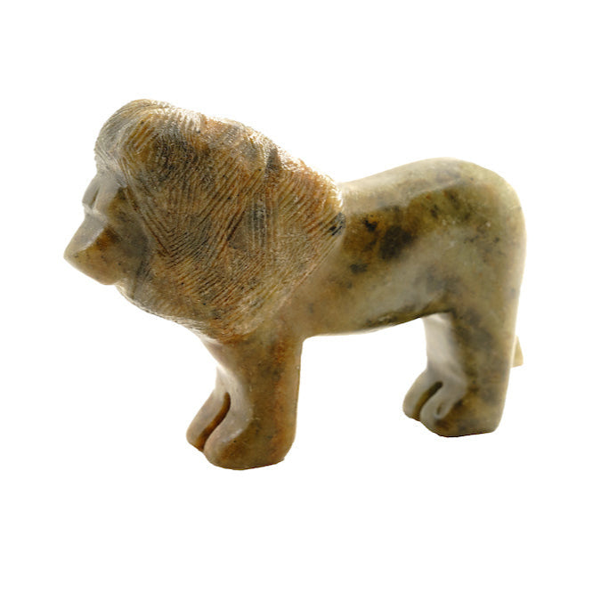 Kit double : kit de sculpture sur pierre à savon Lion & Éléphant
