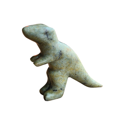 Kit de Escultura em Pedra-sabão – T-Rex e Triceratops