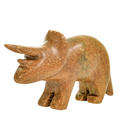 Kit de Escultura em Pedra-sabão – Triceratops