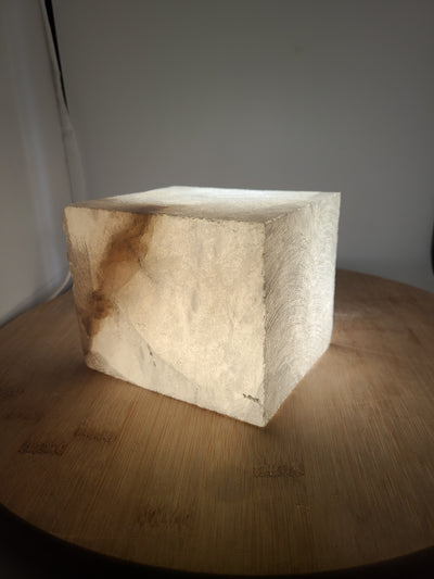 Premium Alabaster Block 5" x 4" x 4"