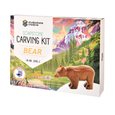 Bear Soapstone Carving Kit