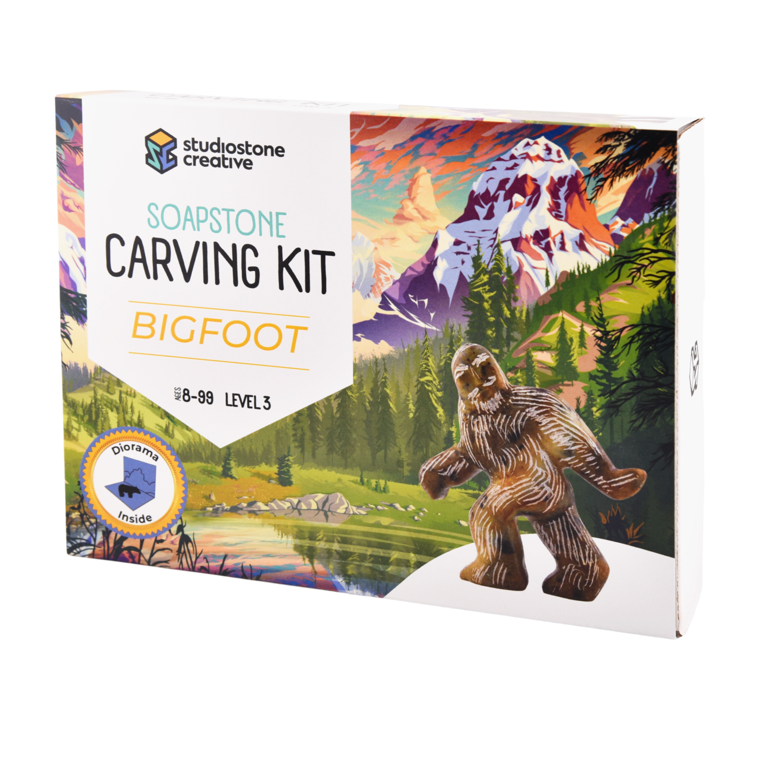 Bigfoot Soapstone Carving Kit