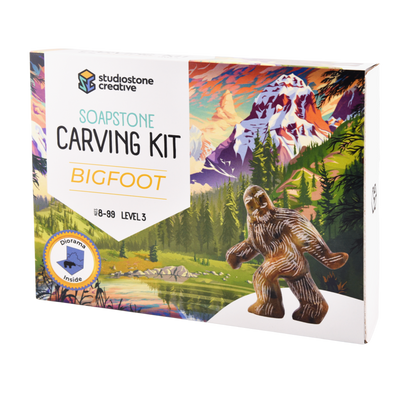 Bigfoot Soapstone Carving Kit
