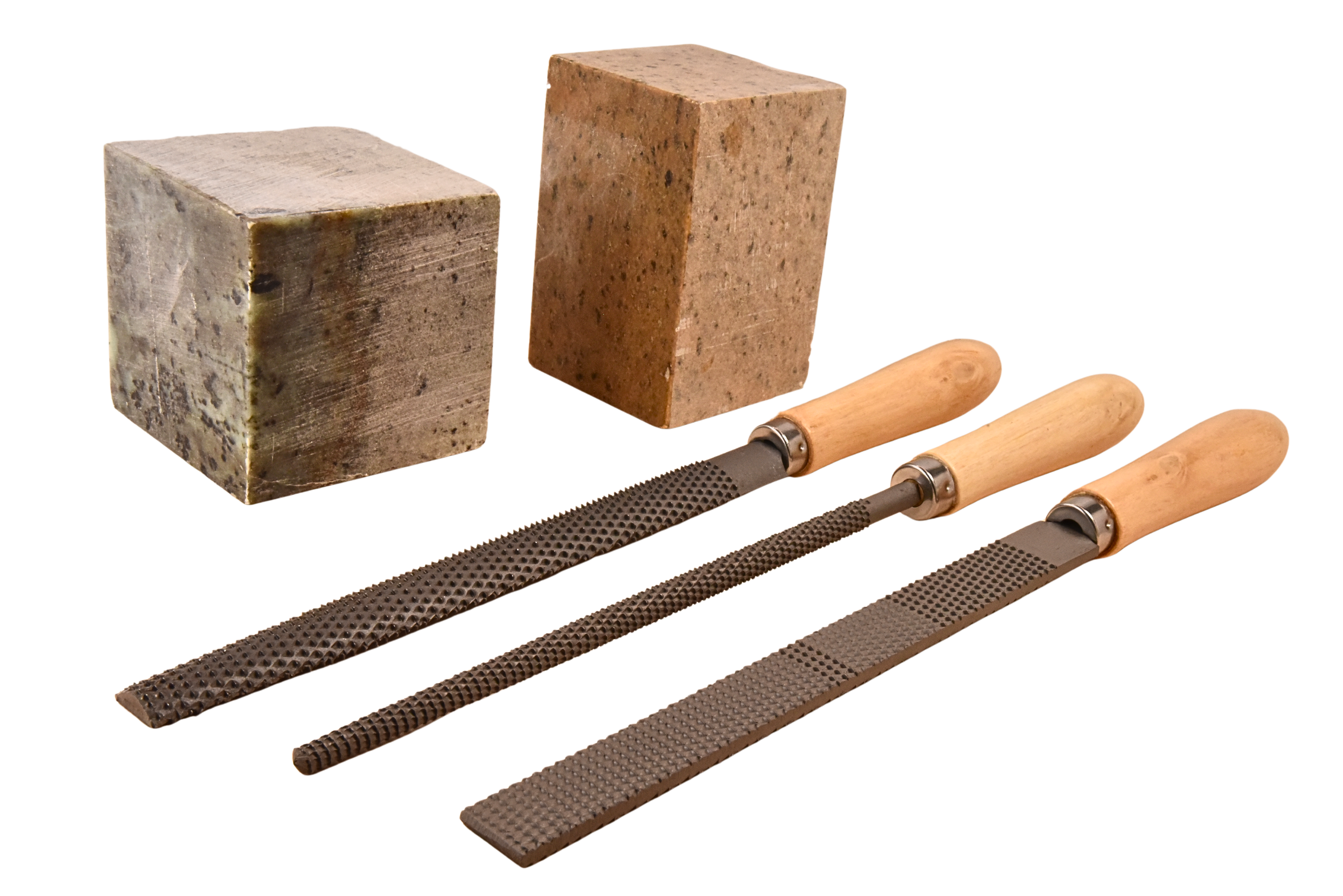 3 Piece 8" Rasp Set for Stone Carving