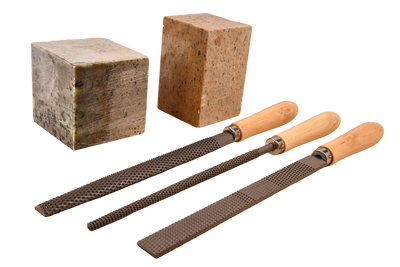 3 Piece 8" Rasp Set for Stone Carving