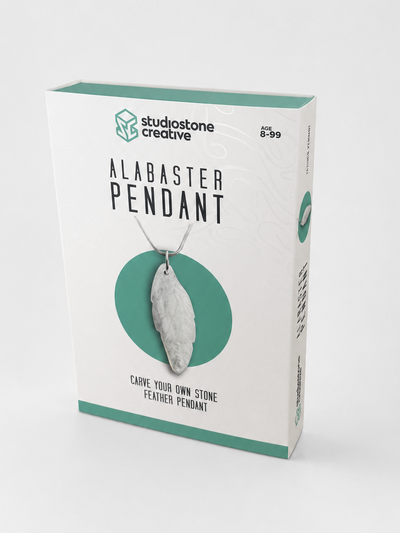 NEW Alabaster Feather Pendant Kit