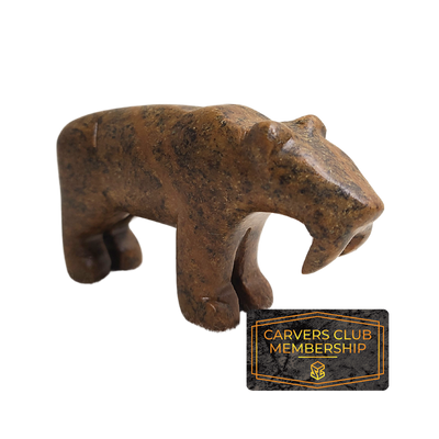 Kit de Escultura – Tigre-dentes-de-sabre